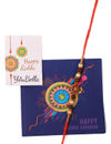 YouBella Rakhi and Greeting Card Combo for Brother, Rakhi Gift for Brother/Bhaiyya/Bhai